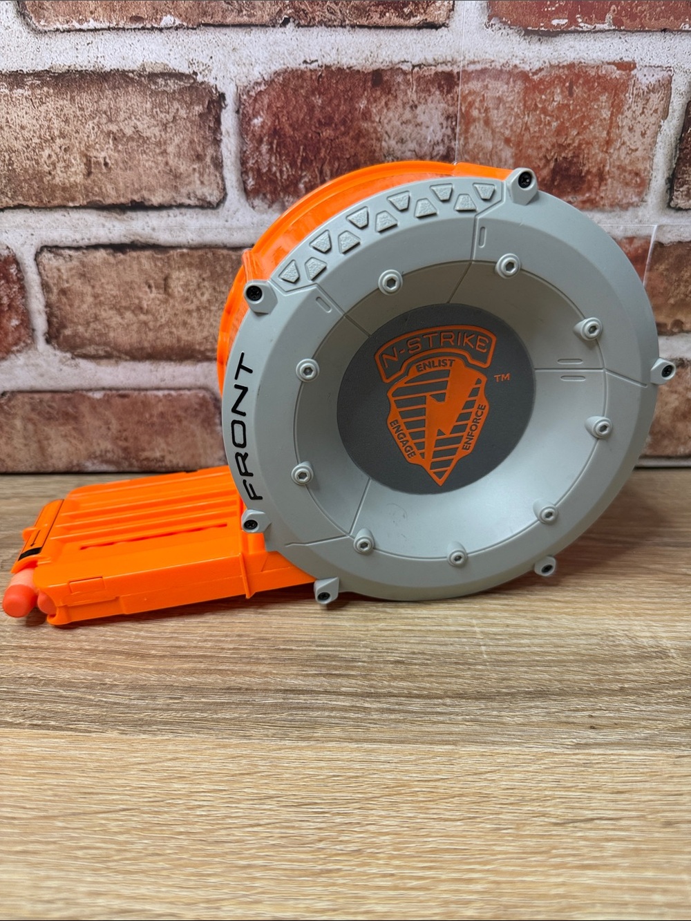 Nerf N-Strike Raider Rapid Fire CS-35 Dart Drum Round Magazine Ammo Clip w/Darts